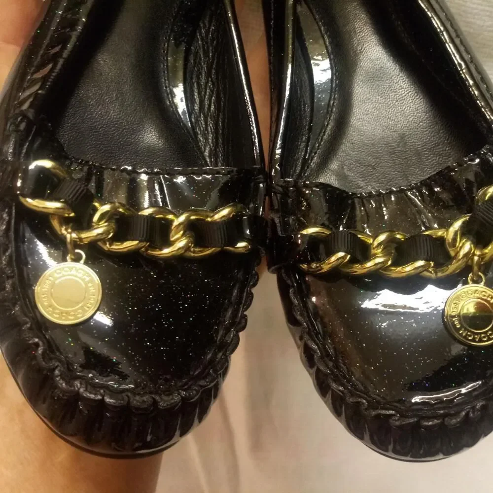 Coach Women's Black Loafers